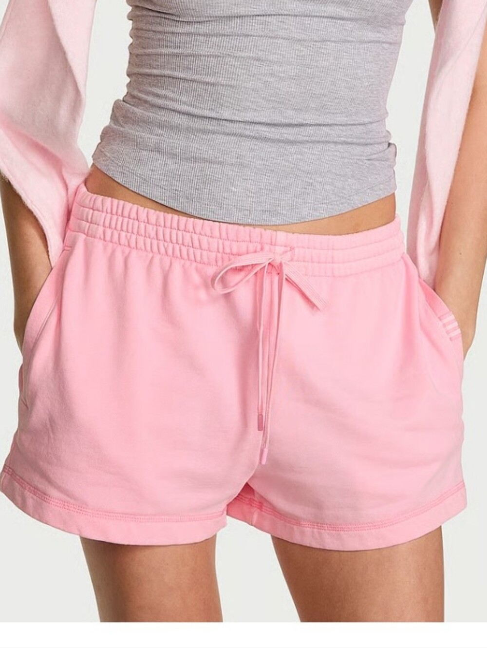 VS Angel Essentials Off-Duty Terry Lounge Shorts Sz Med NWT